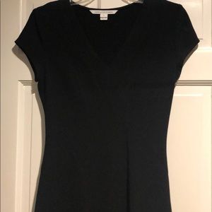 DVF black classic dress